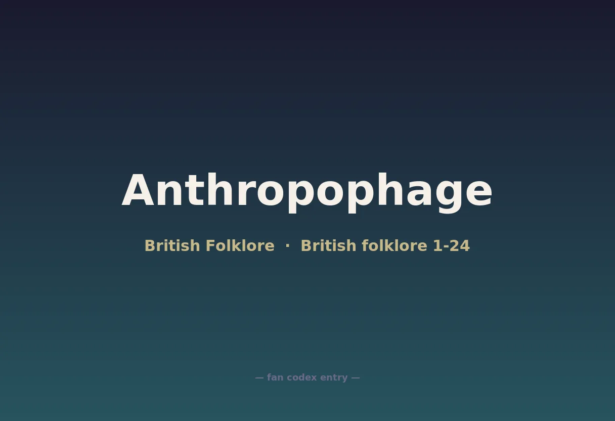 Anthropophage