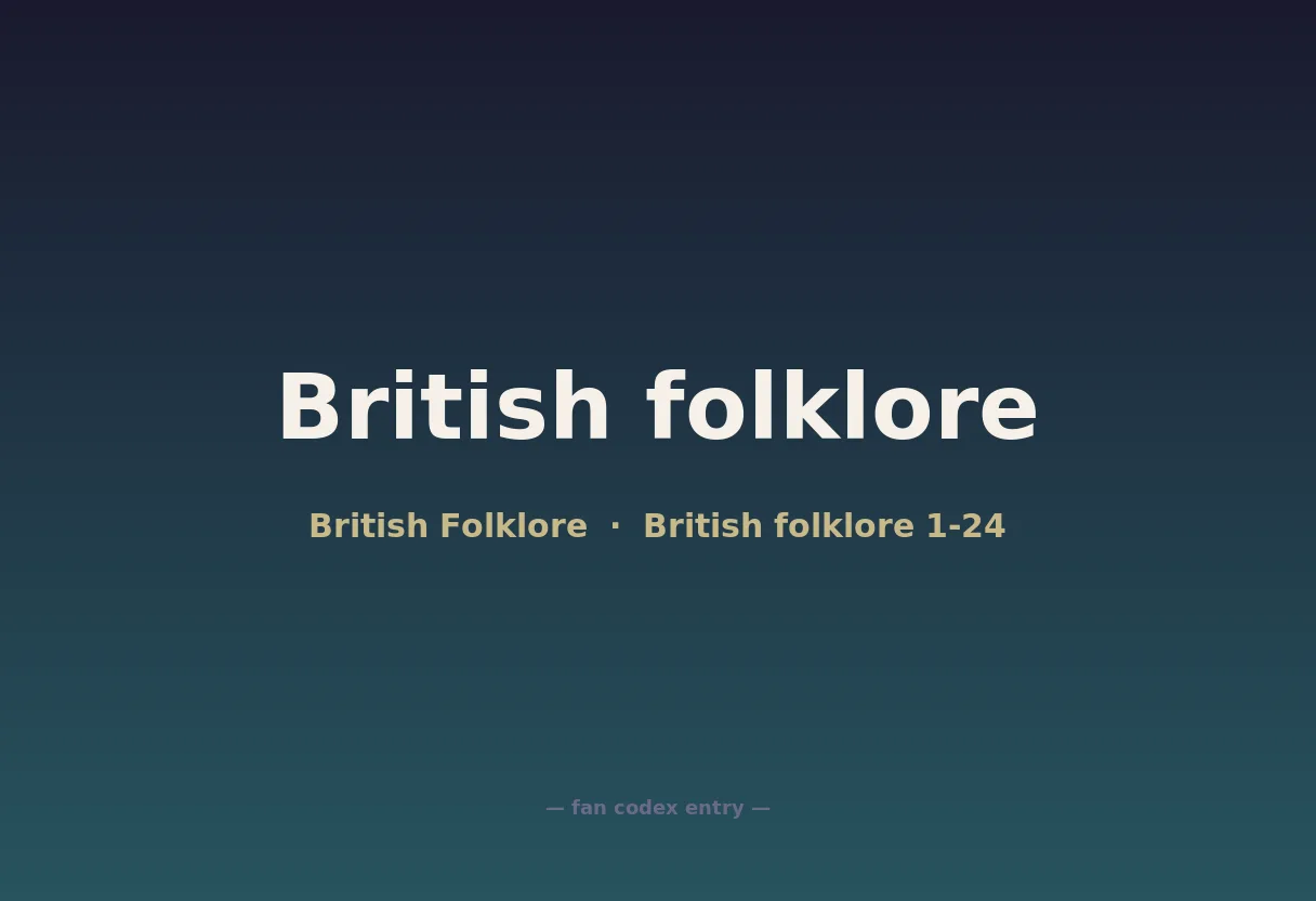 British folklore