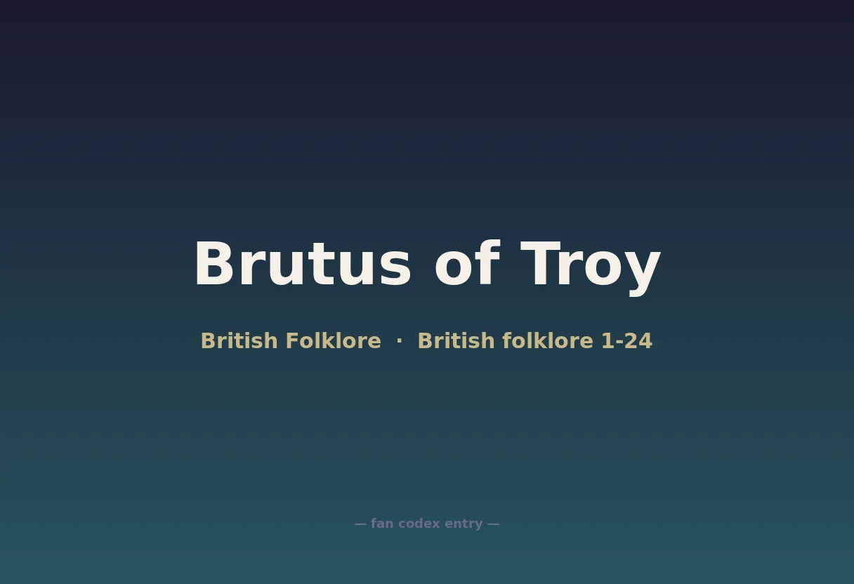 Brutus of Troy
